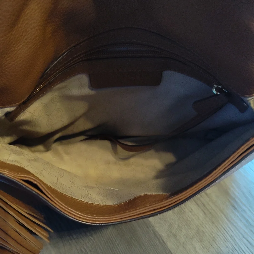 Michael Kors Tan Shoulder Bag with Gold Hardware